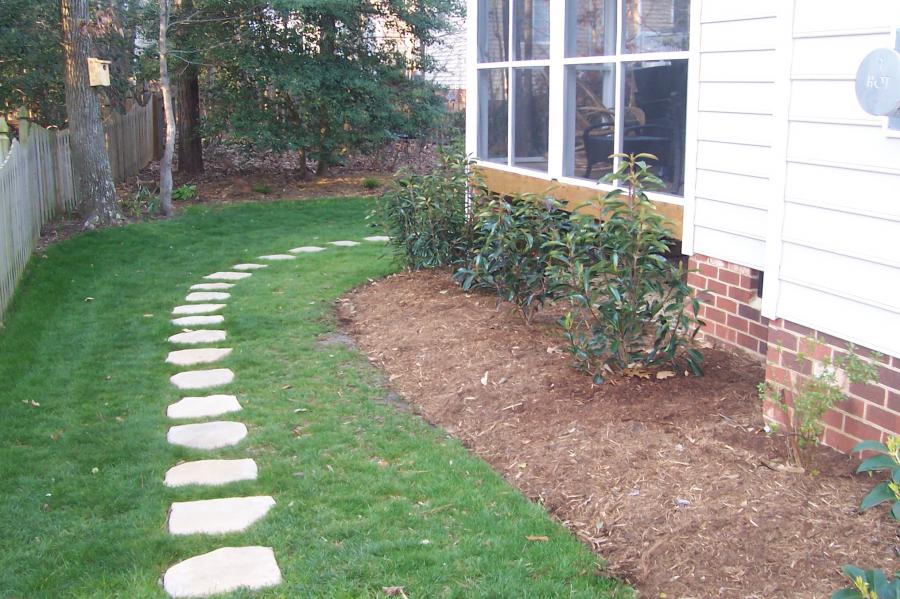 Stone pathway