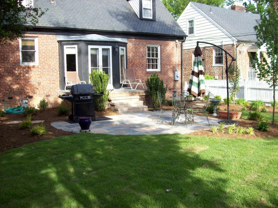 Rear patio