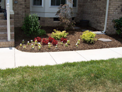 landscaped water features